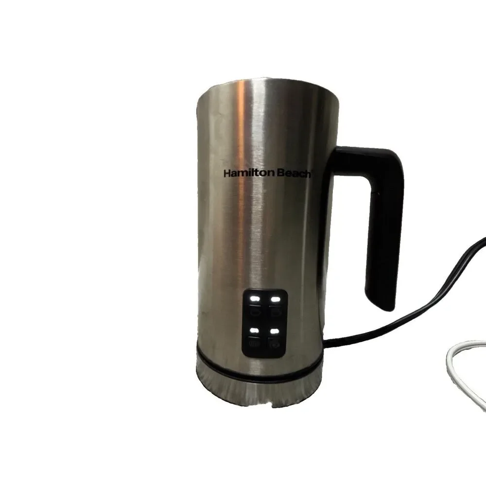 Hamilton Beach Milk Frother and Warmer Stainless Steel 43565C NIB Electric